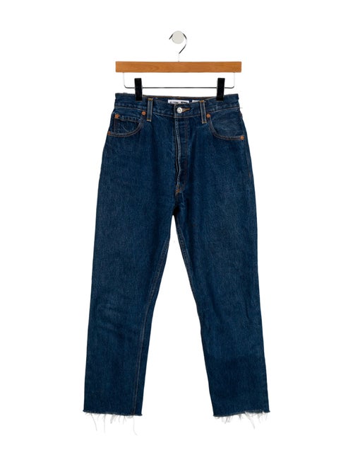 Re/Done X Levis High-Rise Straight Leg Jeans