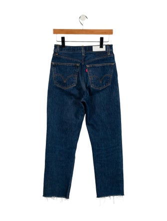 Re/Done X Levis High-Rise Straight Leg Jeans