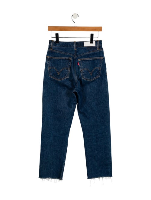 Re/Done X Levis High-Rise Straight Leg Jeans