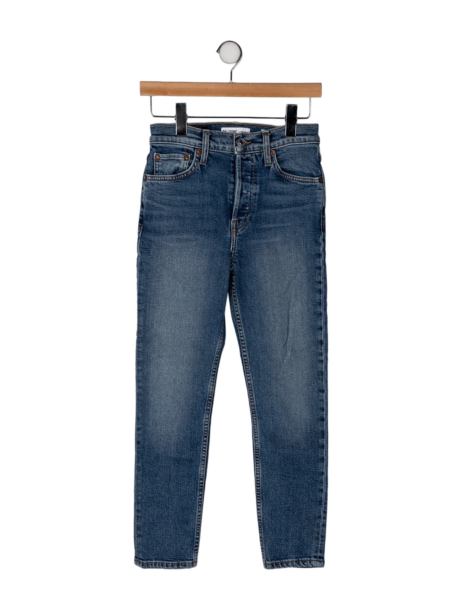 Re/Done X Levis Mid-Rise Skinny Leg Jeans