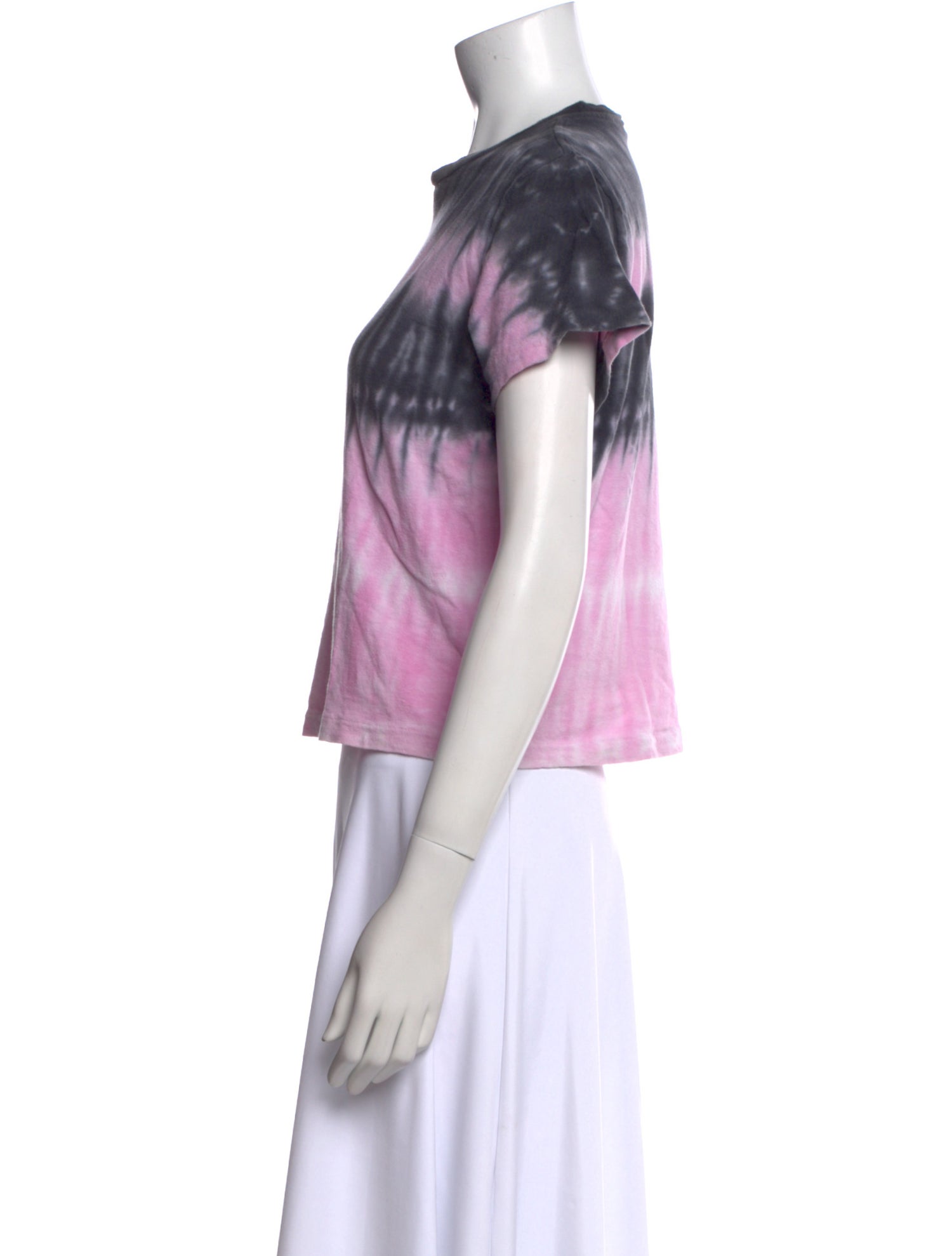 Re/Done X Levis Tie-Dye Print Crew Neck T-Shirt