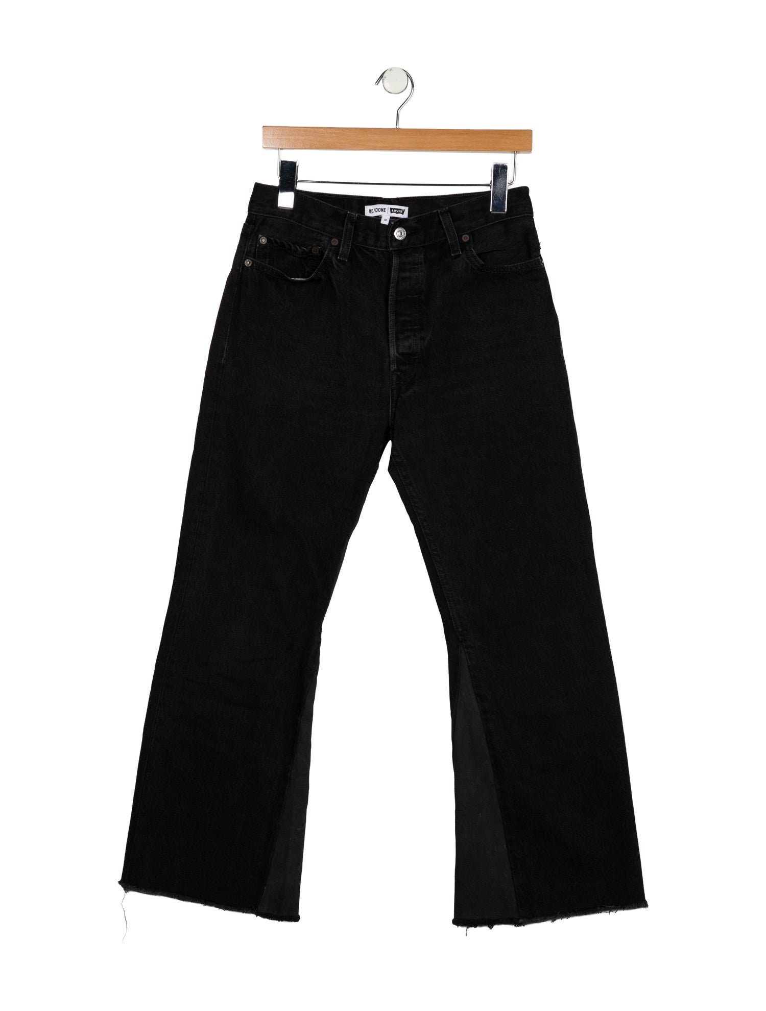 Re/Done X Levis Mid-Rise Wide Leg Jeans