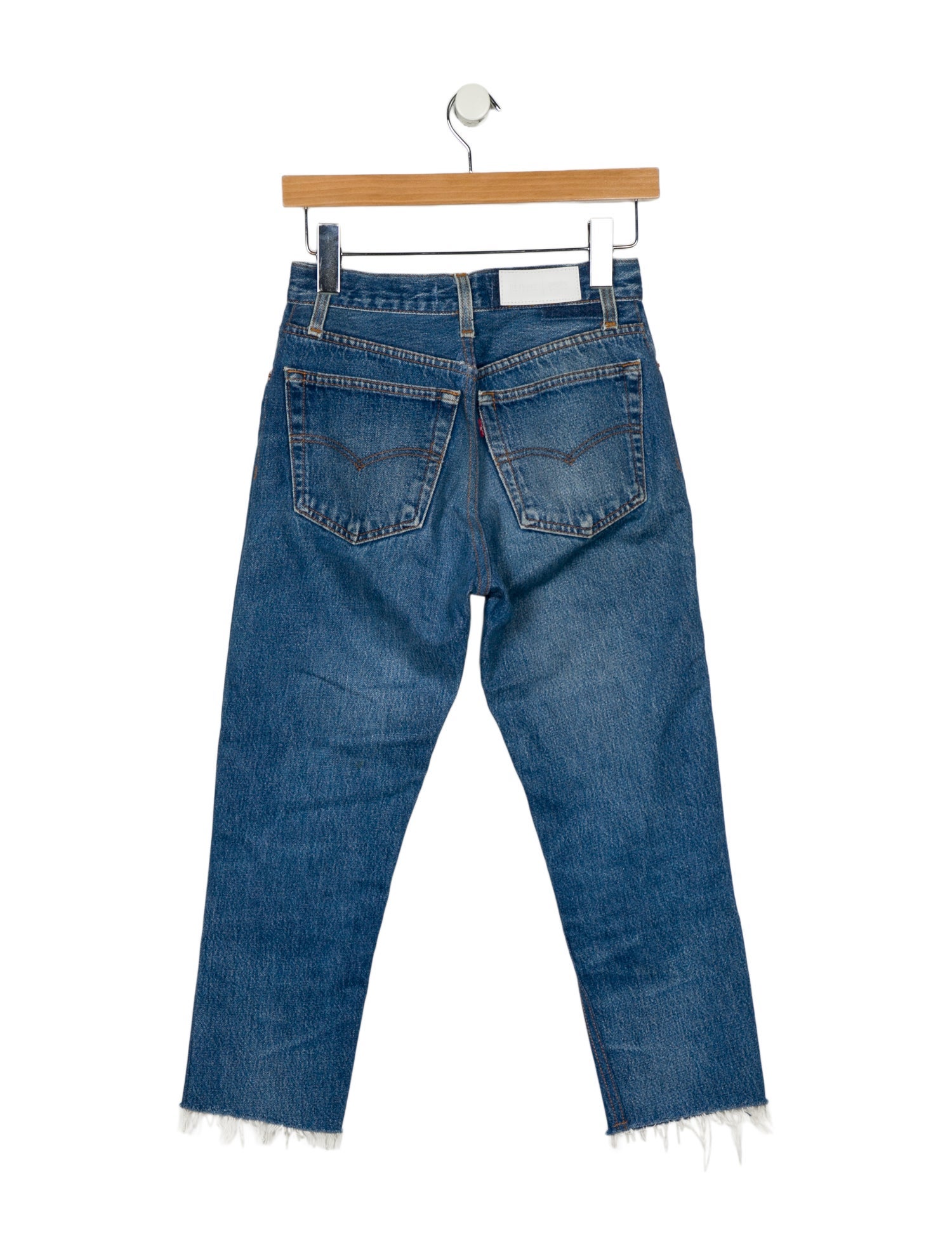 Re/Done X Levis High-Rise Straight Leg Jeans