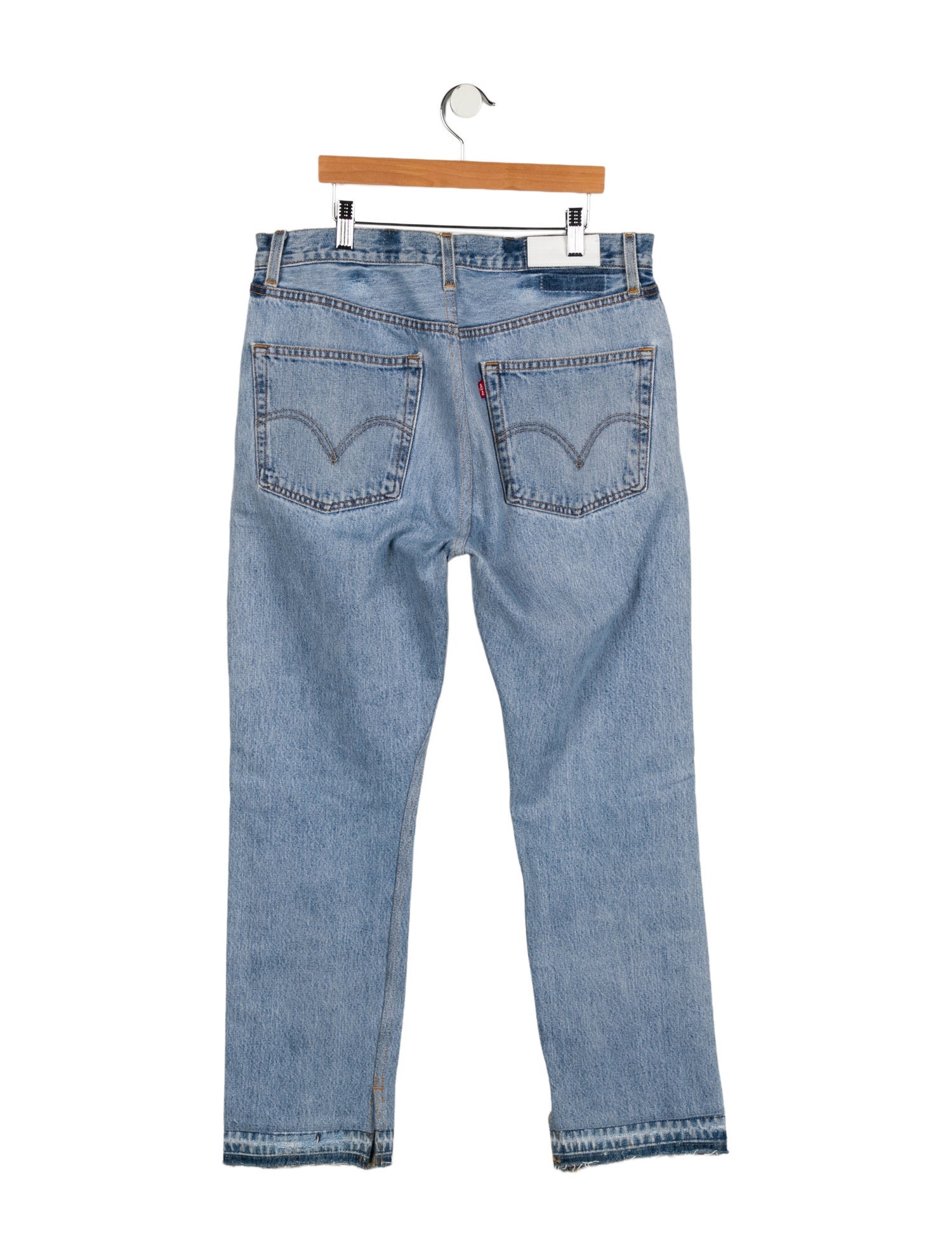 Re/Done X Levis High-Rise Straight Leg Jeans