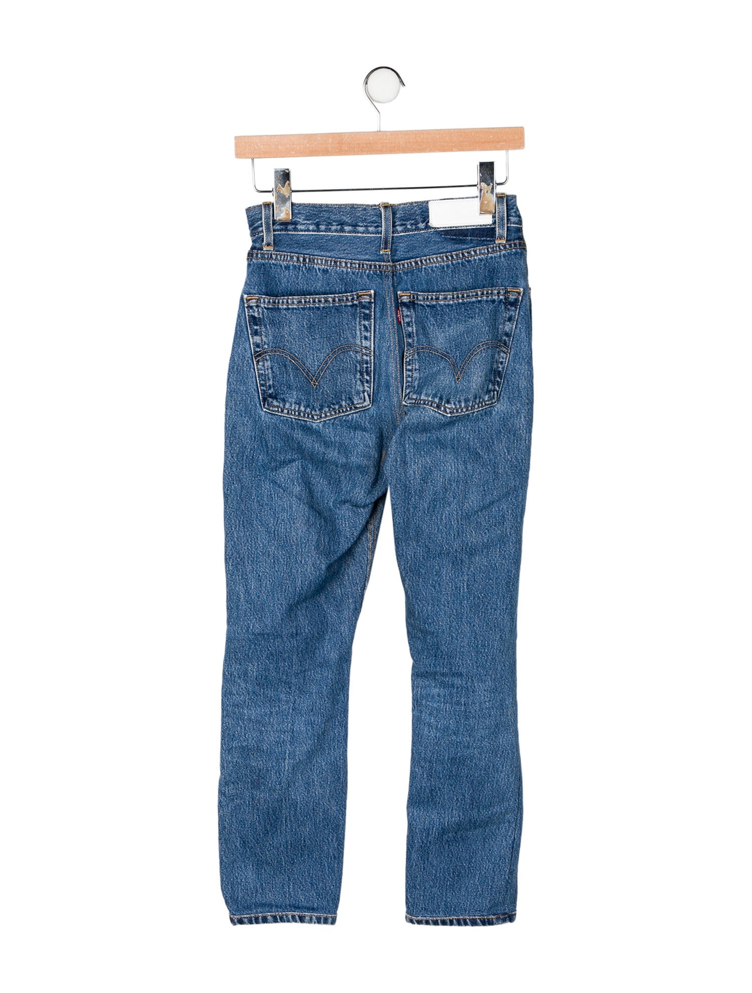 Re/Done X Levis Mid-Rise Skinny Leg Jeans