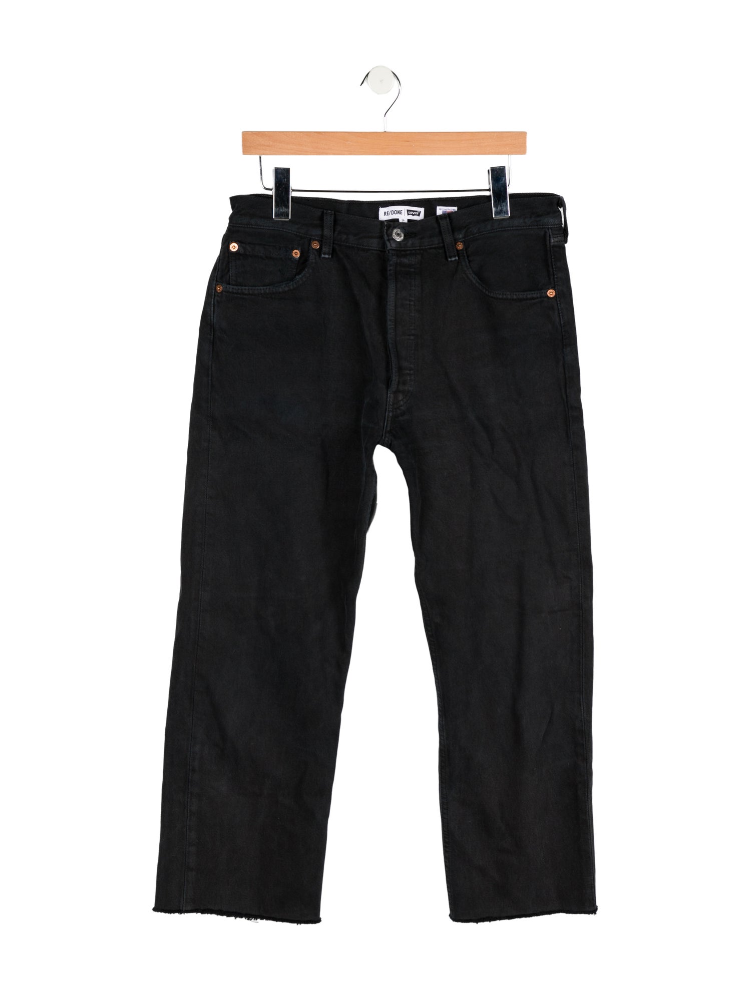 Re/Done X Levis High-Rise Straight Leg Jeans