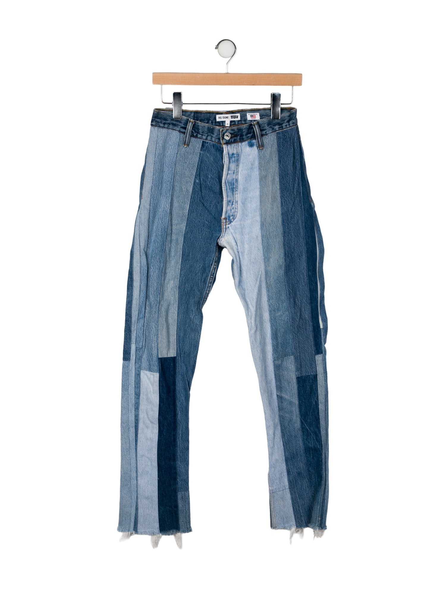 Re/Done X Levis Mid-Rise Straight Leg Jeans