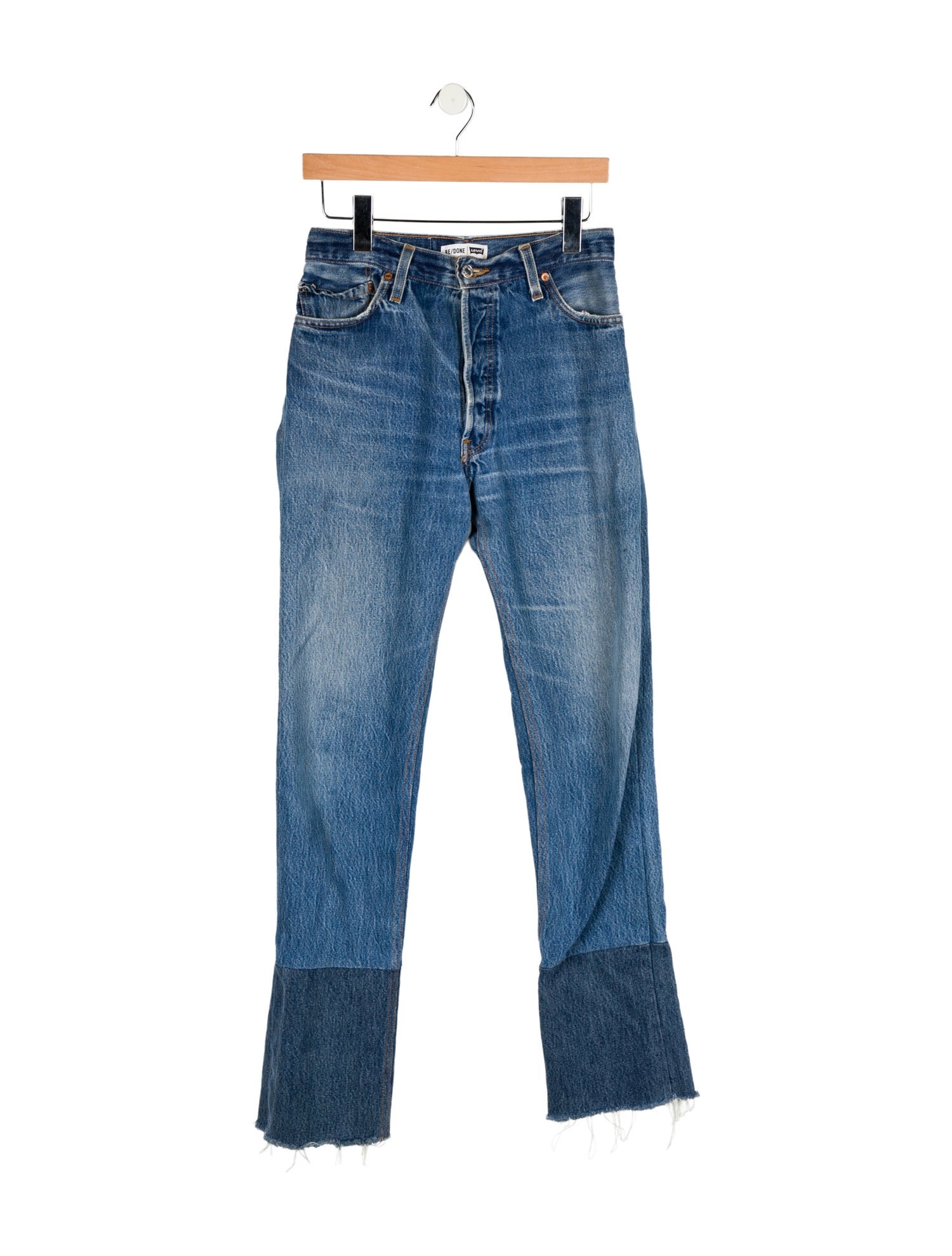 Re/Done X Levis High-Rise Straight Leg Jeans