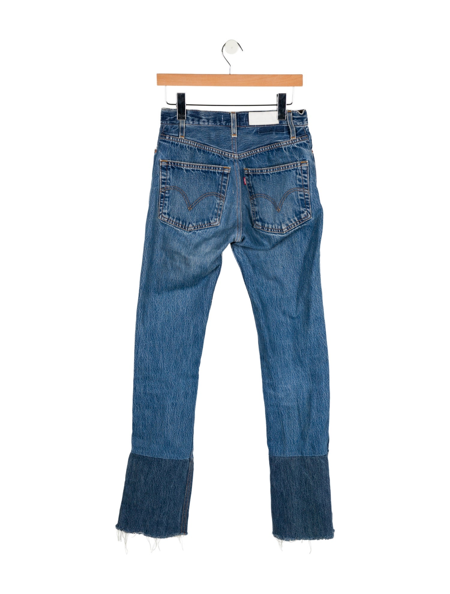 Re/Done X Levis High-Rise Straight Leg Jeans