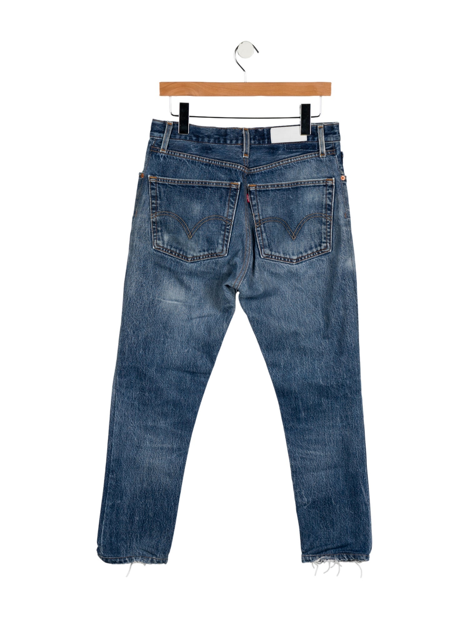 Re/Done X Levis High-Rise Straight Leg Jeans