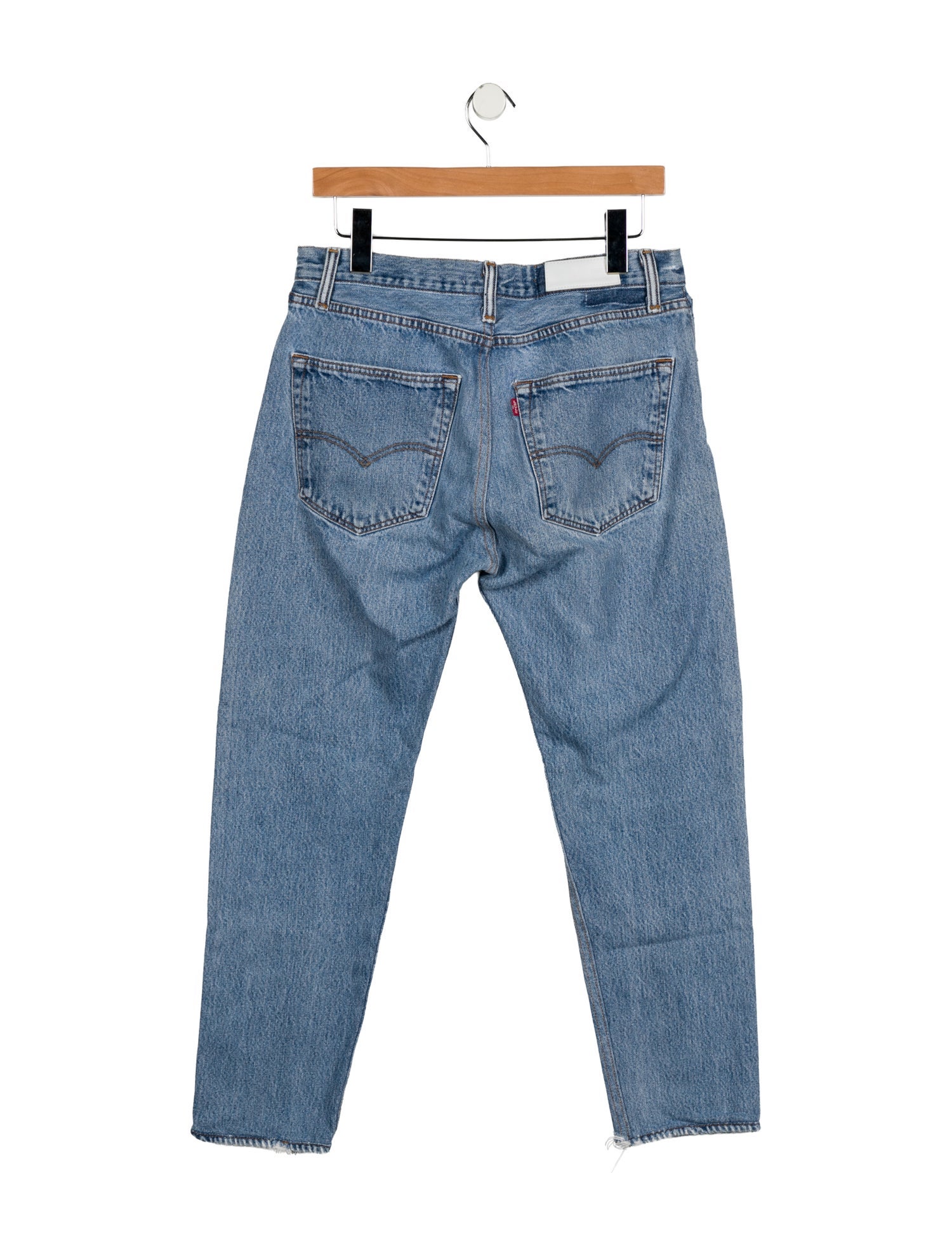 Re/Done X Levis High-Rise Straight Leg Jeans