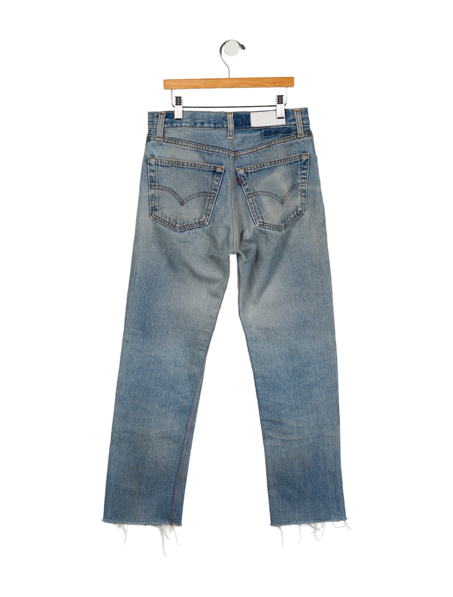 Re/Done X Levis High-Rise Straight Leg Jeans