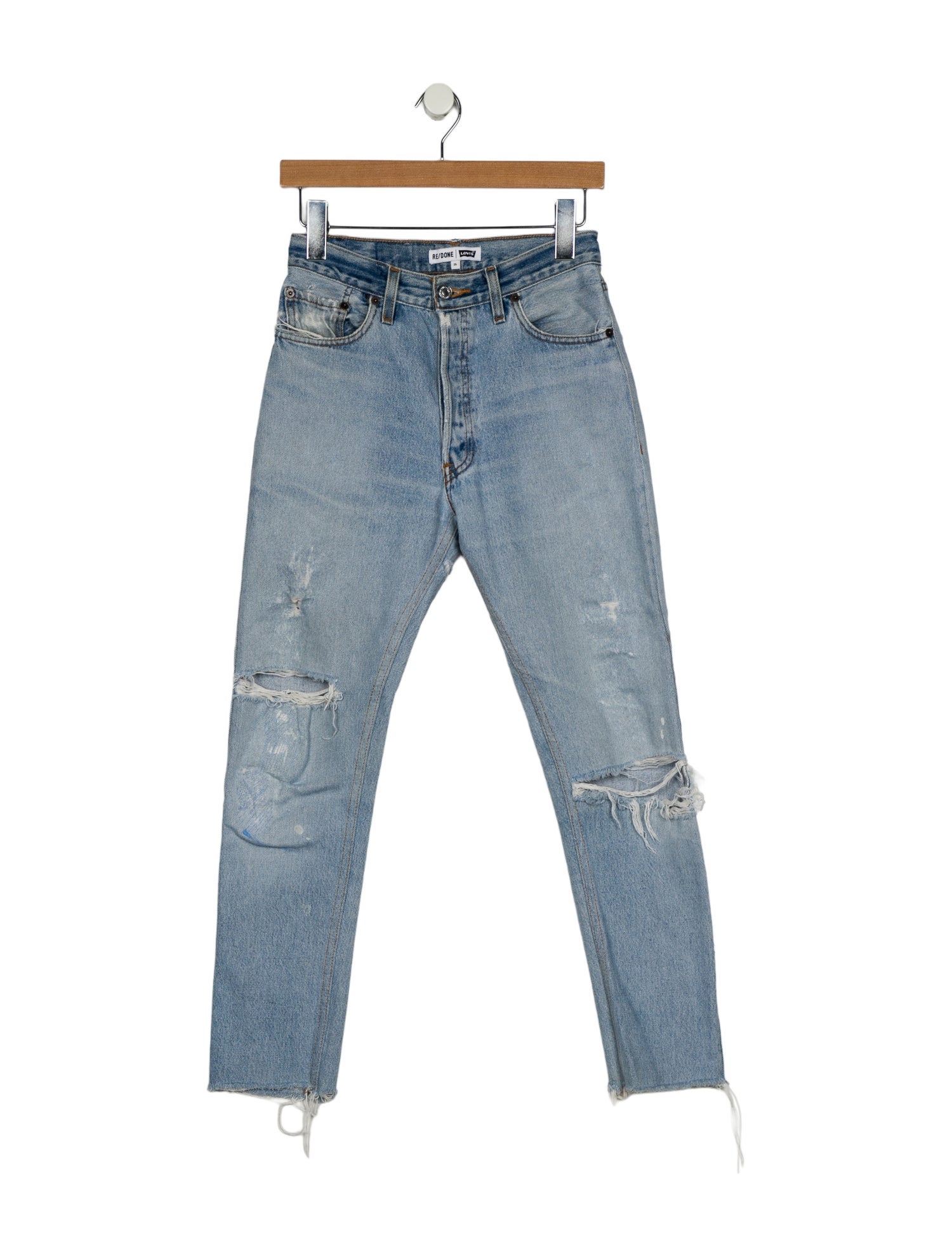 Re/Done X Levis Mid-Rise Skinny Leg Jeans