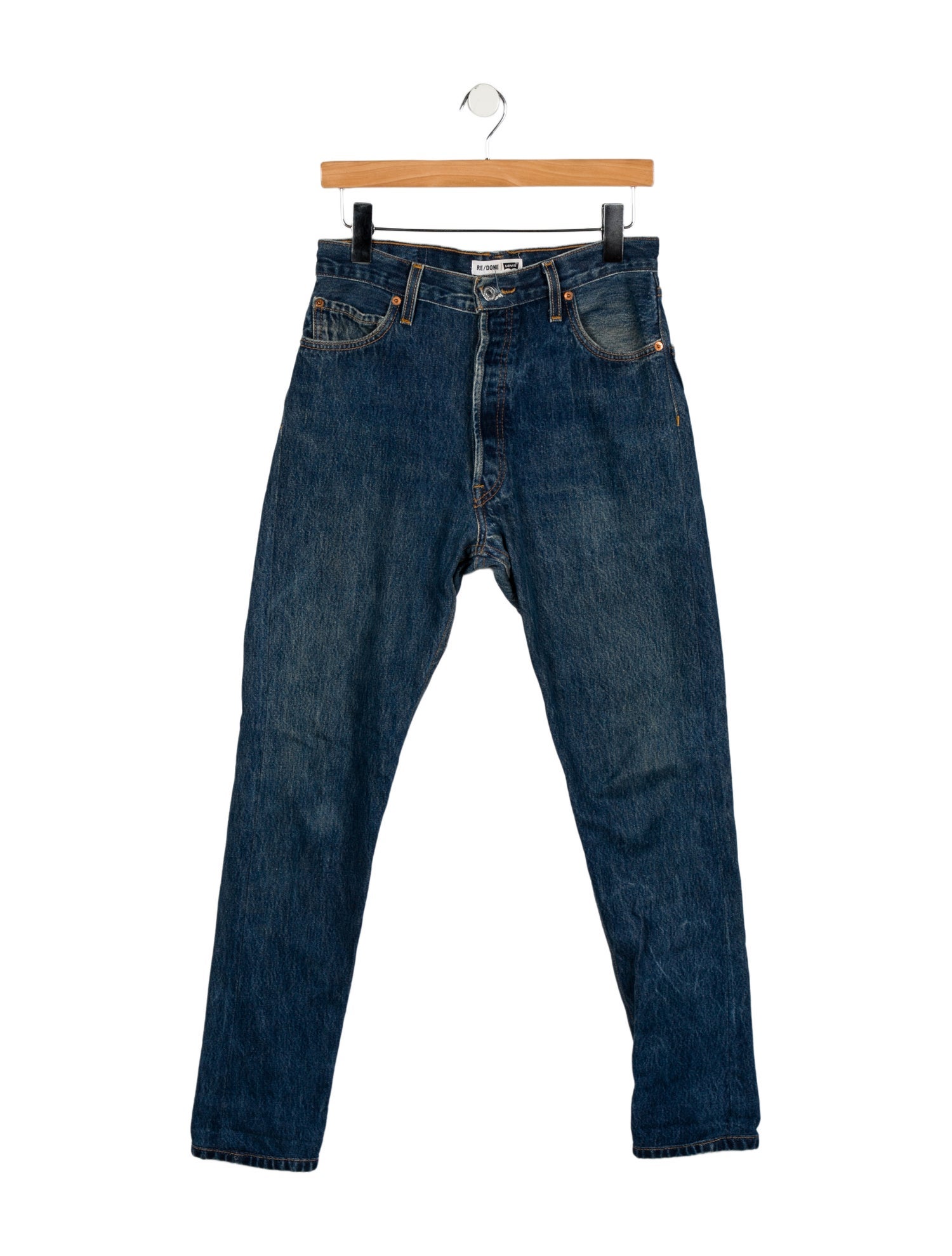 Re/Done X Levis Mid-Rise Skinny Leg Jeans