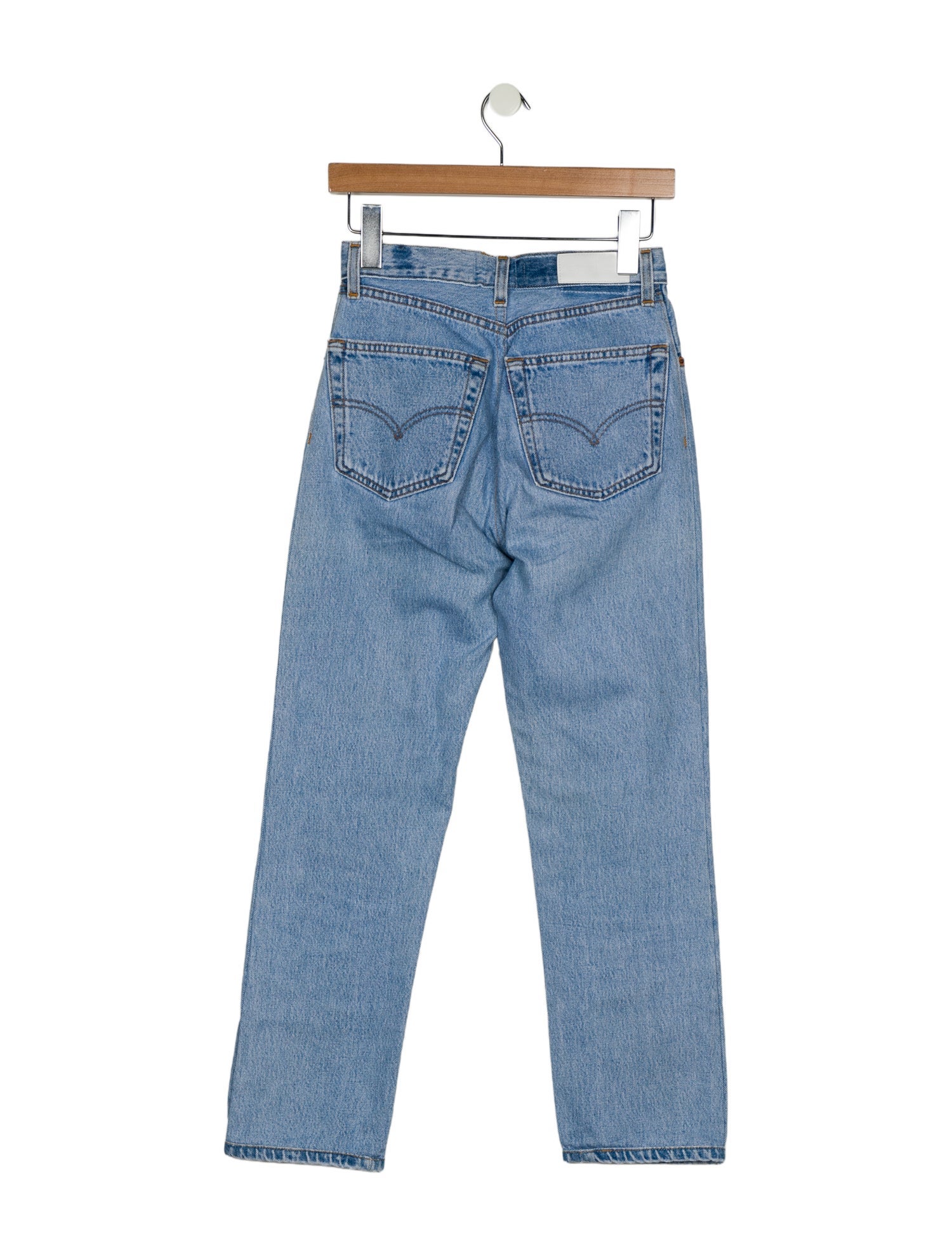 Re/Done X Levis High-Rise Straight Leg Jeans