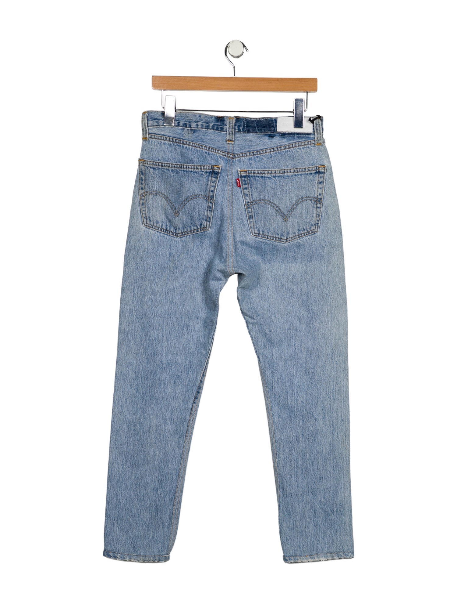 Re/Done X Levis High-Rise Straight Leg Jeans
