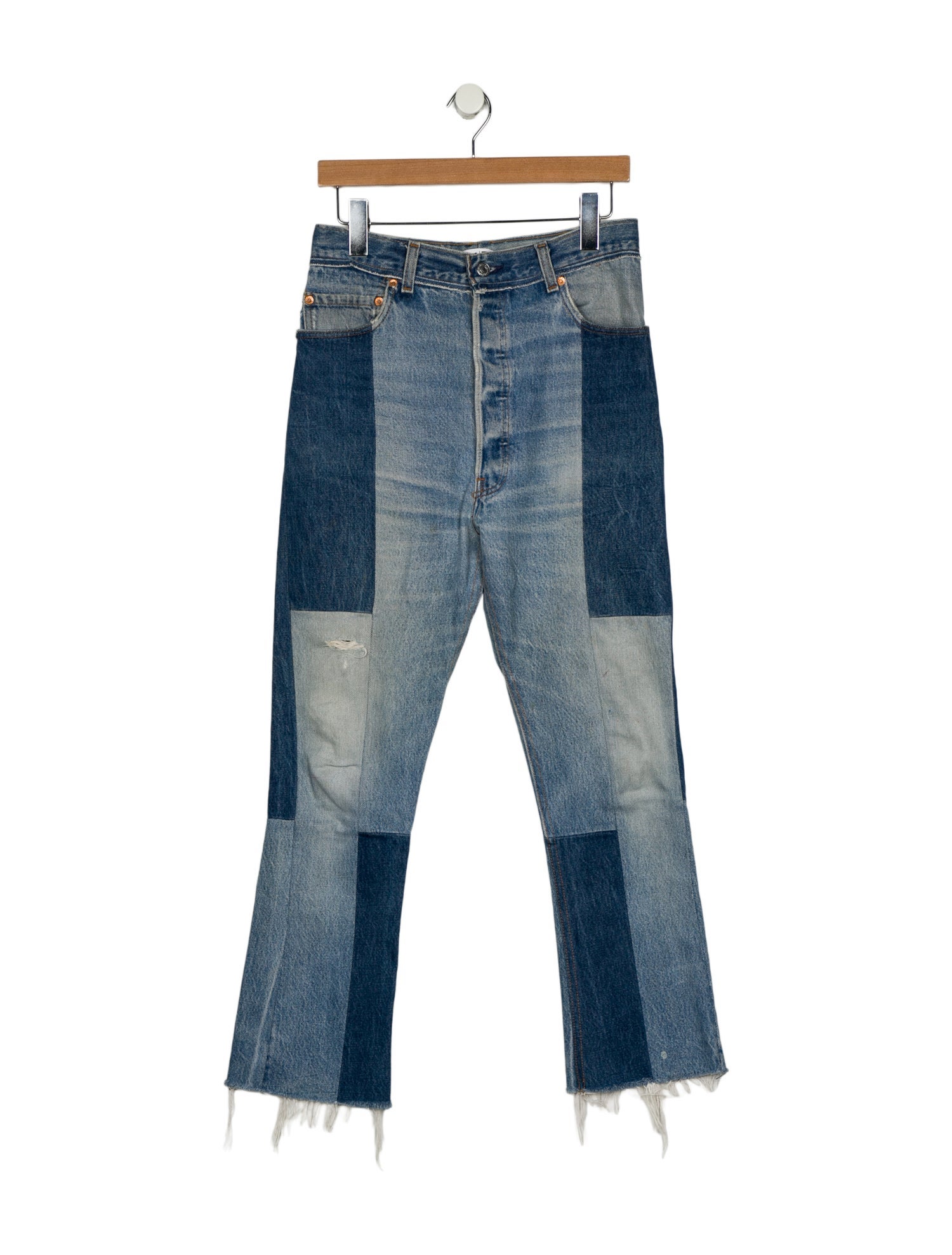 Re/Done X Levis High-Rise Straight Leg Jeans
