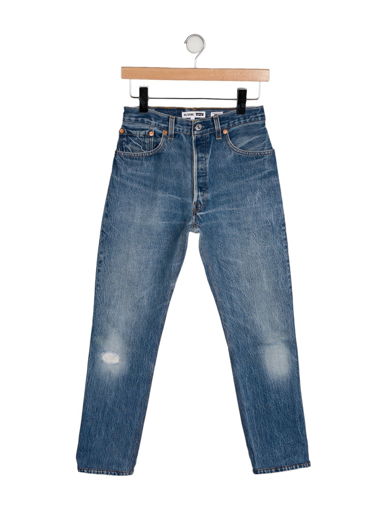 Re/Done X Levis Mid-Rise Skinny Leg Jeans