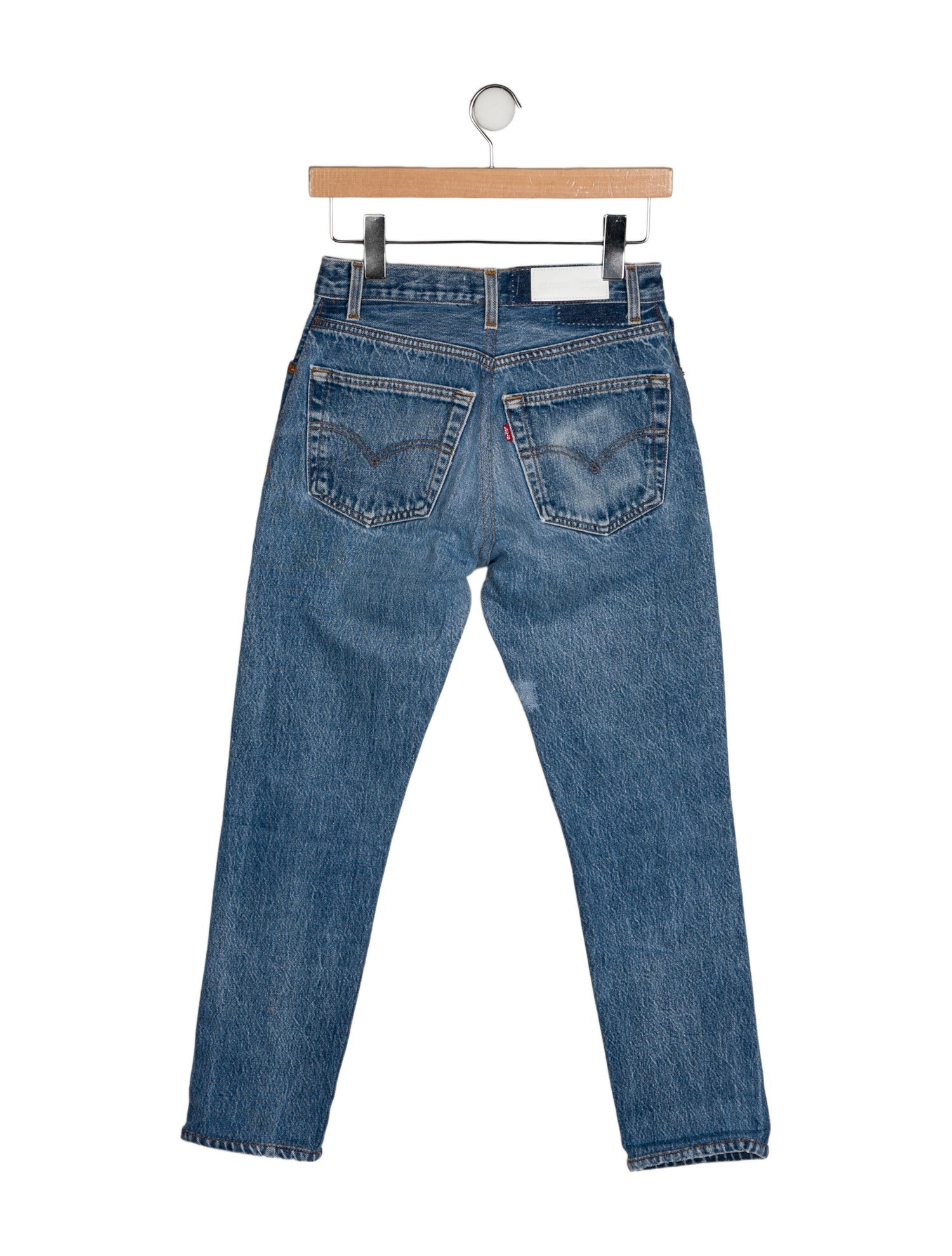 Re/Done X Levis Mid-Rise Skinny Leg Jeans
