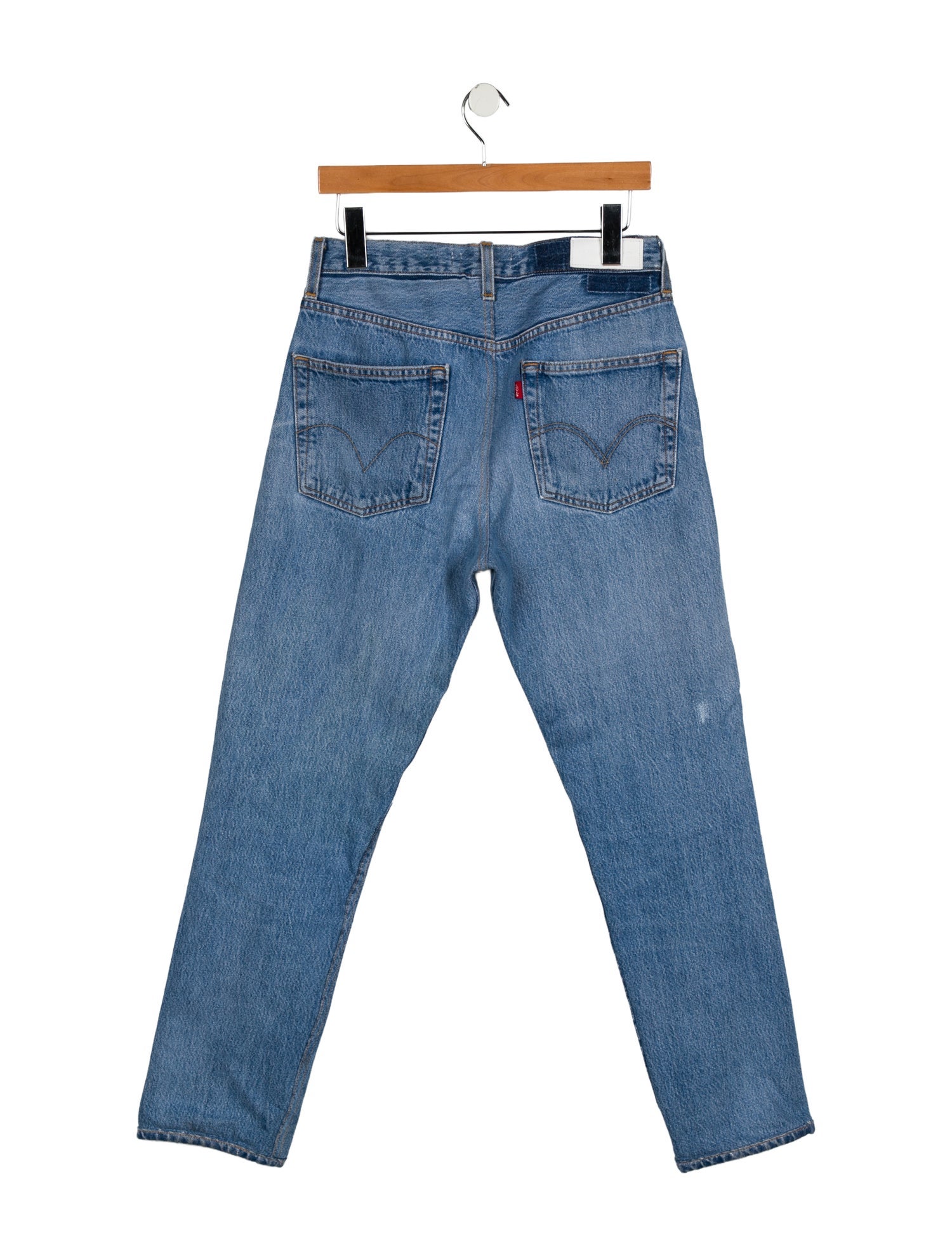 Re/Done X Levis High-Rise Straight Leg Jeans