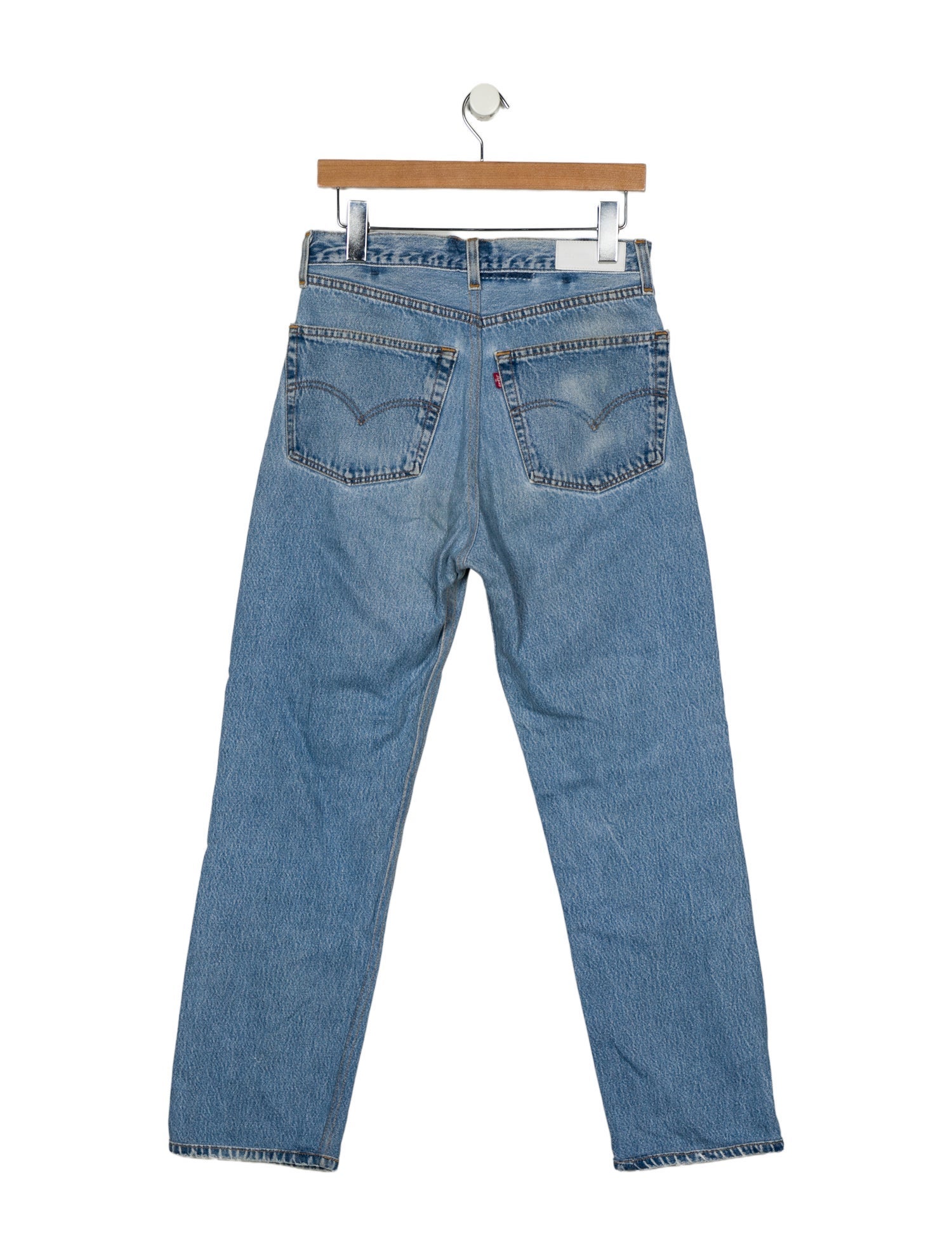 Re/Done X Levis High-Rise Straight Leg Jeans