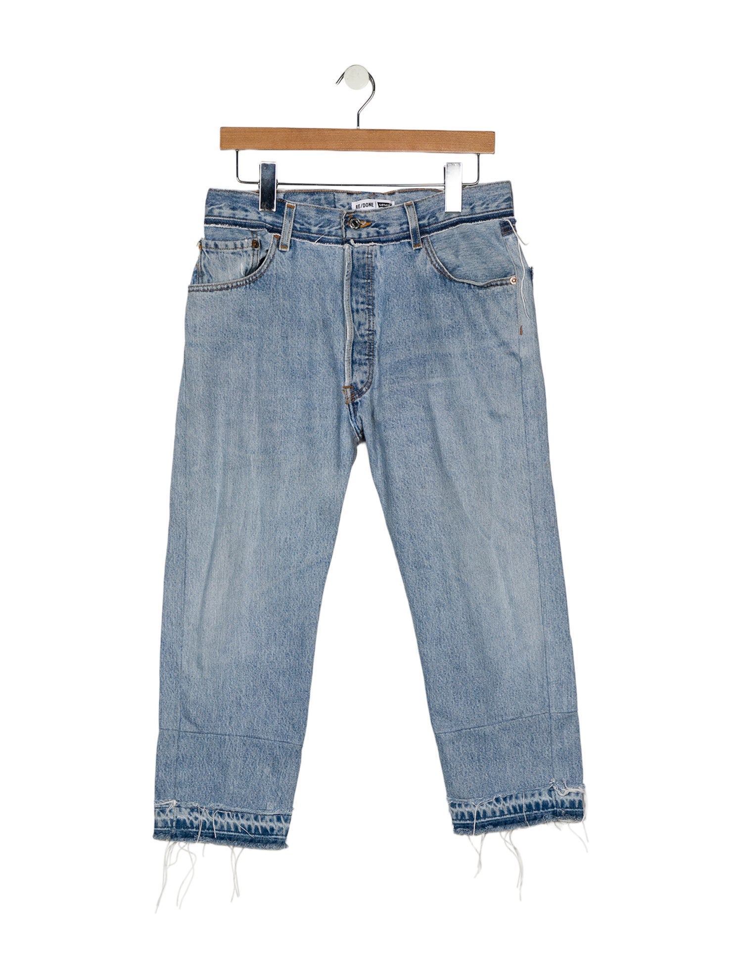 Re/Done X Levis High-Rise Straight Leg Jeans