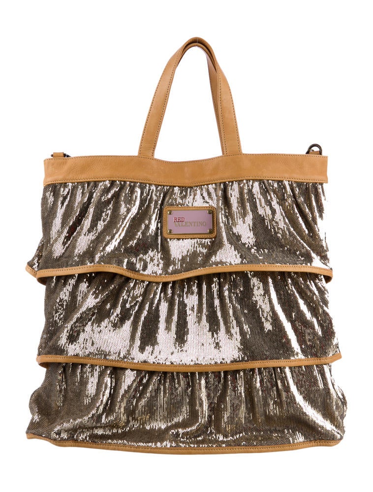 Red Valentino Sequin Satchel