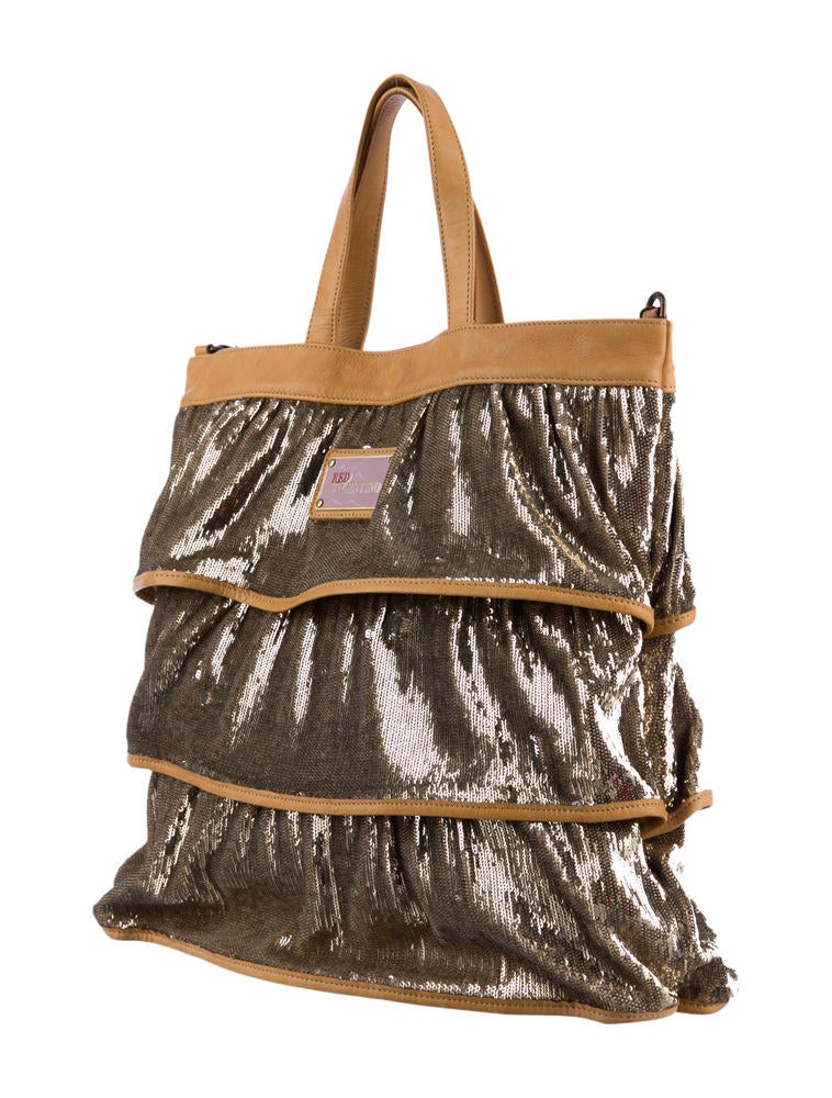 Red Valentino Sequin Satchel