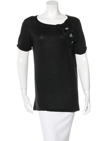 Red Valentino Bow Tie T-Shirt