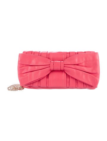 Red Valentino Leather Bow Crossbody Bag