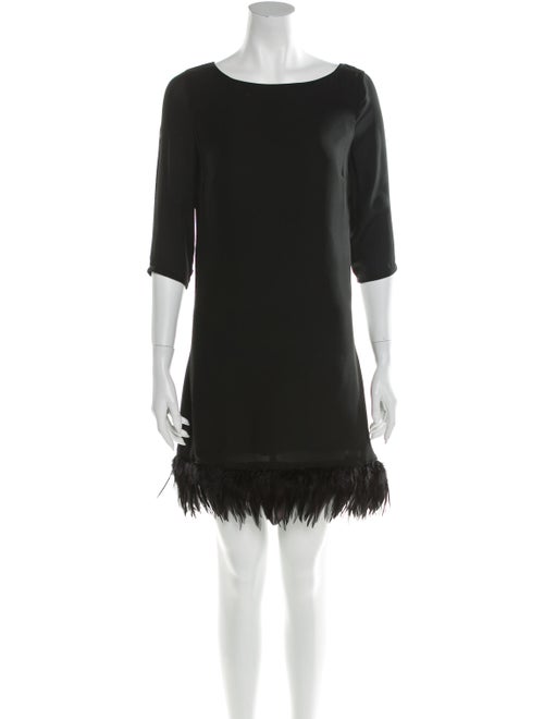 Red Valentino Silk Mini Dress Red