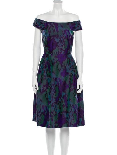 Red Valentino Silk Knee-Length Dress Red