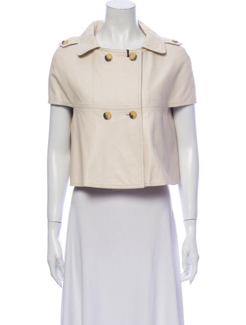 Red Valentino Leather Jacket Red