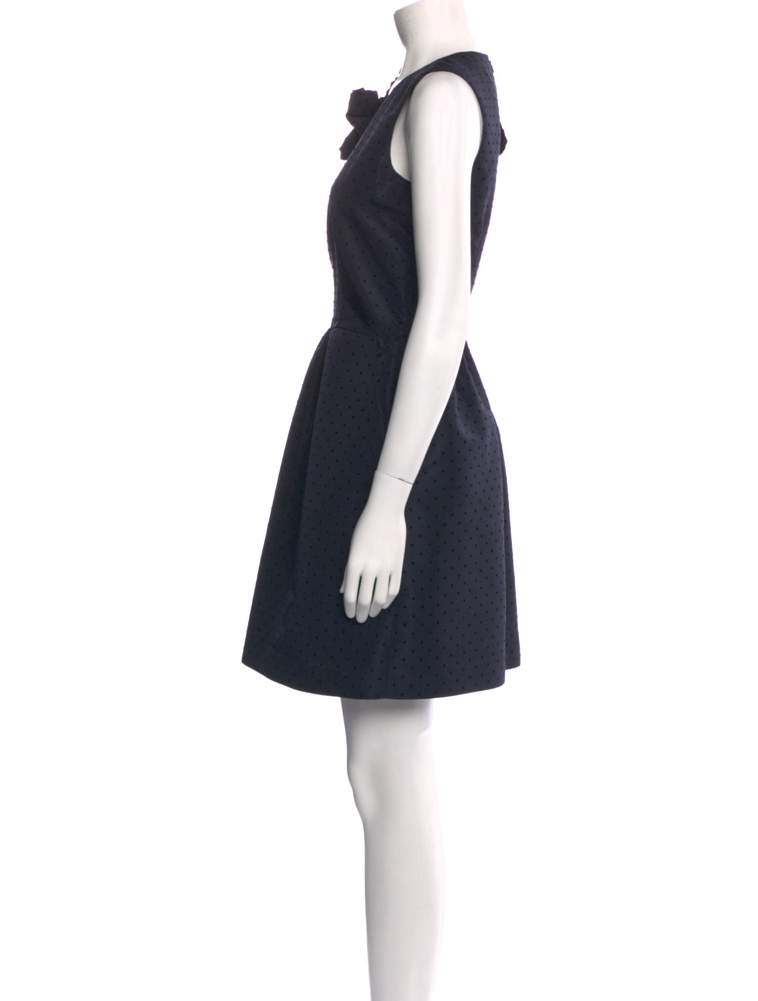 Red Valentino Polka Dot Print Mini Dress - Blue Dresses, Clothing -  WRE76791 | The RealReal