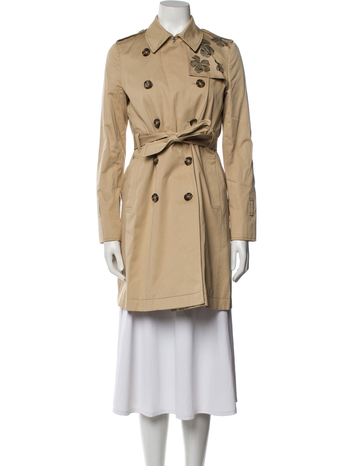 St. John Trench Coat - Neutrals Coats, Clothing - STJ229851 | The RealReal