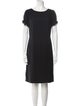 Red Valentino Scoop Neck Knee-Length Dress