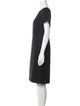 Red Valentino Scoop Neck Knee-Length Dress