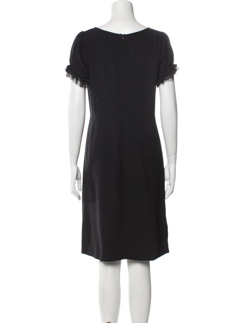 Red Valentino Scoop Neck Knee-Length Dress