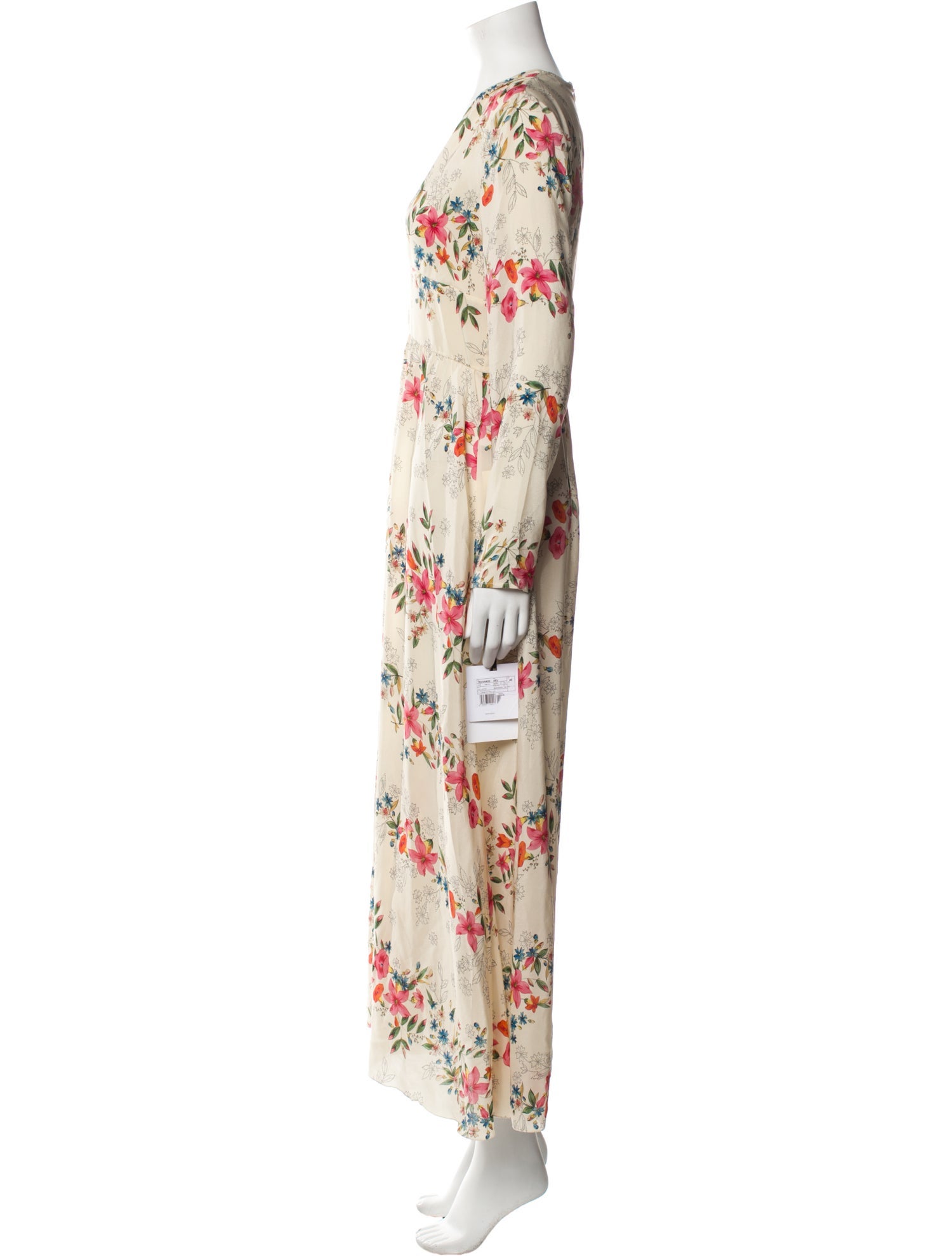Red Valentino Silk Long Dress