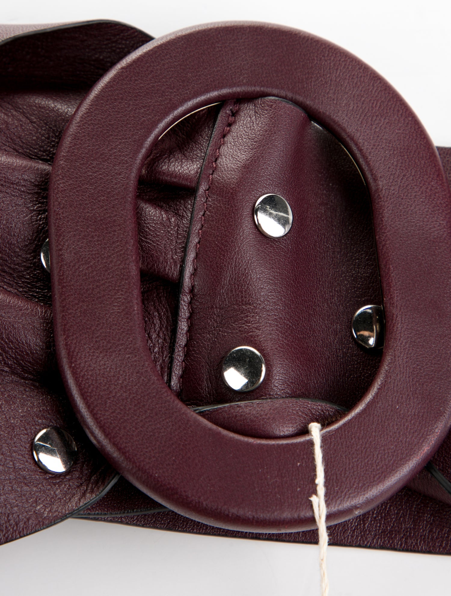 Red Valentino Wide Leather Waist Belt