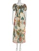 Red Valentino Printed Long Dress