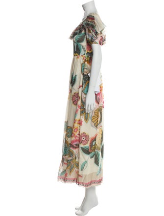 Red Valentino Printed Long Dress