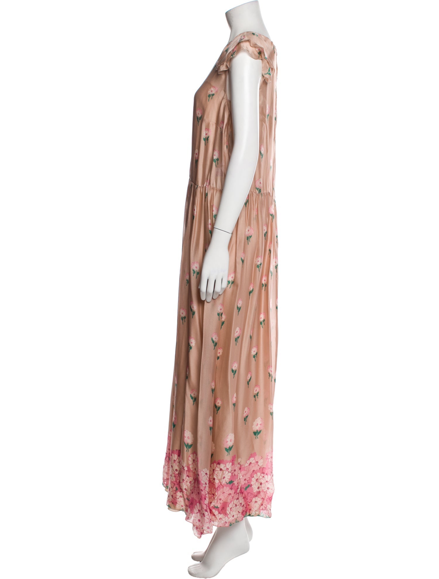 Red Valentino Silk Long Dress