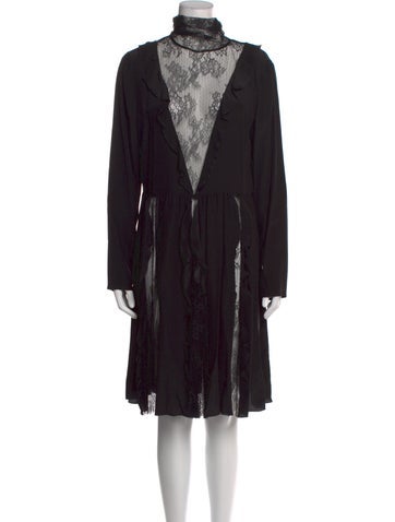 Red Valentino Dresses Lace Pattern Knee-Length Dress US 10 | L