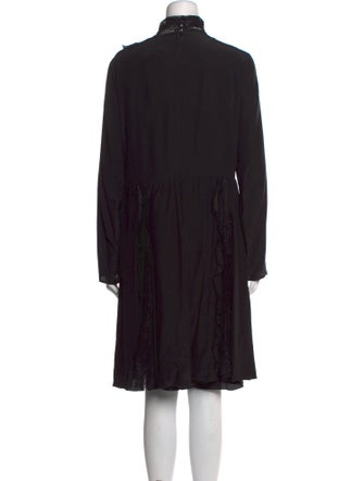 Red Valentino Lace Pattern Knee-Length Dress