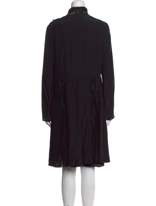 Red Valentino Lace Pattern Knee-Length Dress