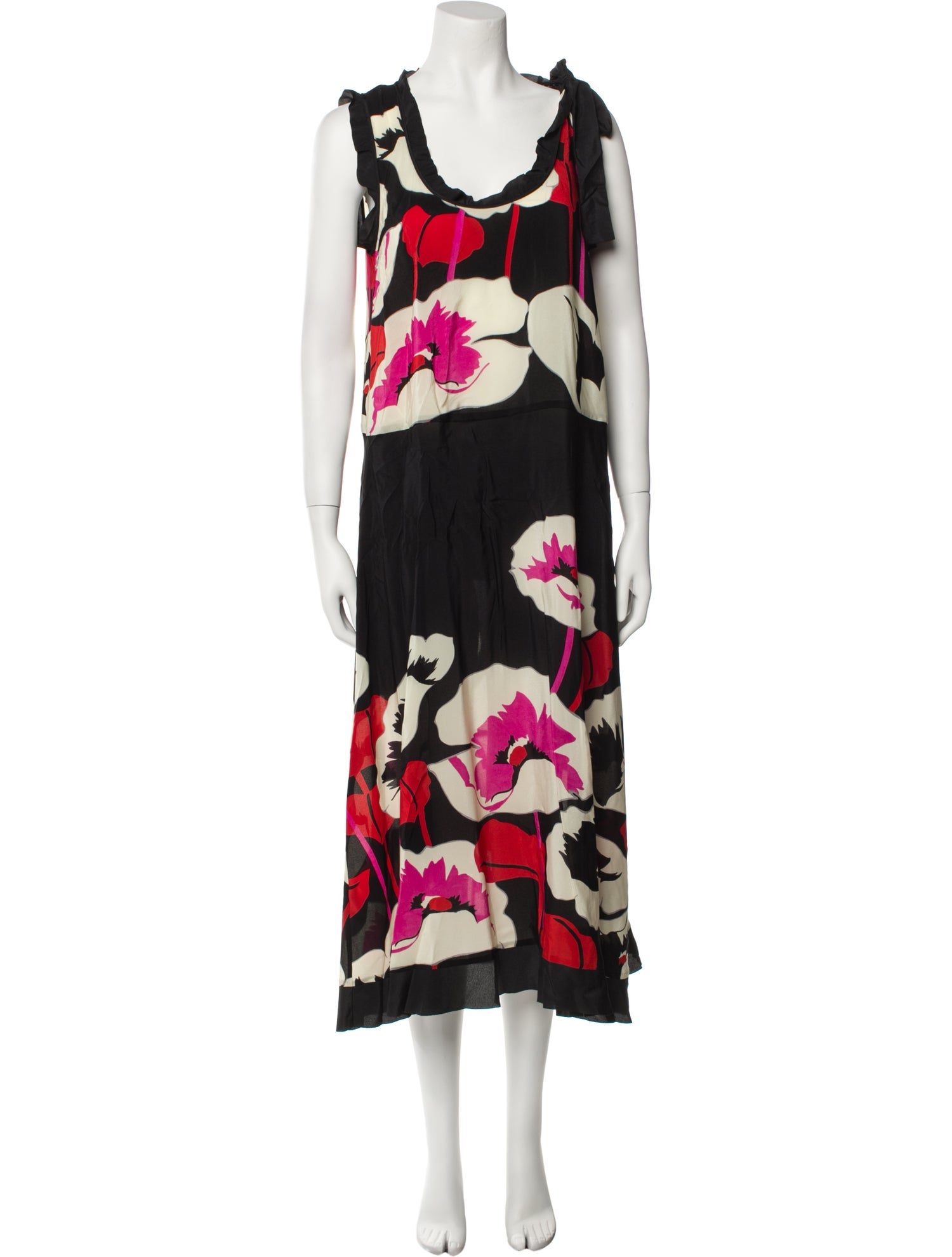 Red Valentino Silk Long Dress w/ Tags