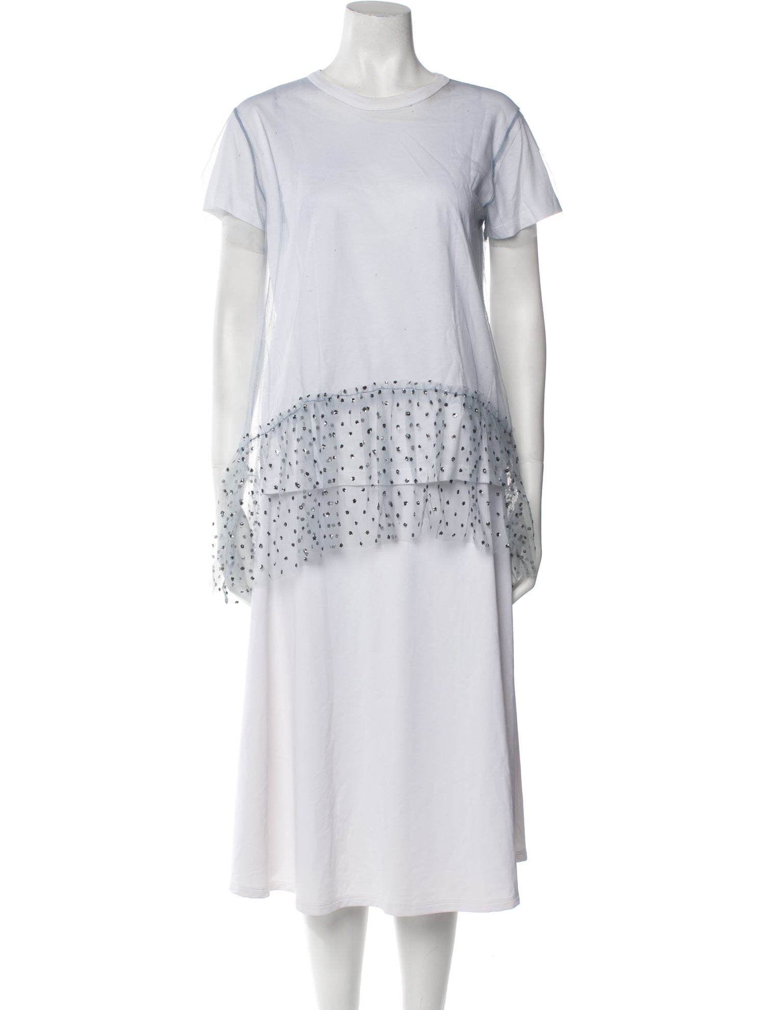 Red Valentino Mesh Printed Tunic