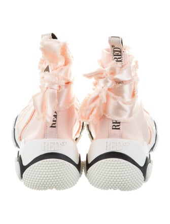 Red Valentino Bow Accents Sock Sneakers