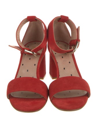 Red Valentino Suede Sandals